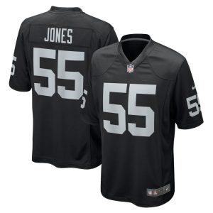 NFL Men's Las Vegas Raiders Chandler Jones Nike Black Game Jersey