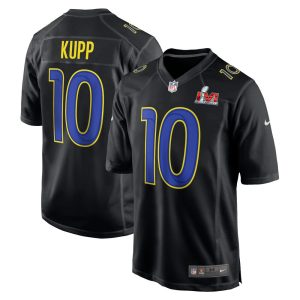 NFL Men's Los Angeles Rams Cooper Kupp Nike Black Super Bowl LVI Game Fashion Jersey