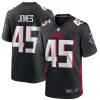 NFL Men's Atlanta Falcons Deion Jones Nike Black Game Player Jersey