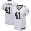 NFL Women's New Orleans Saints Alvin Kamara Nike White Player Game Jersey