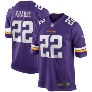 NFL Men's Minnesota Vikings Paul Krause Nike Purple Game Retired Player Jersey