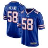 NFL Men's Buffalo Bills Matt Milano Nike Royal Game Player Jersey