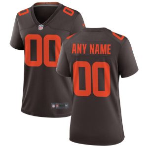NFL Women's Cleveland Browns Nike Brown Alternate Custom Game Jersey