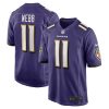 NFL Men's Baltimore Ravens Raleigh Webb Nike Purple Player Game Jersey