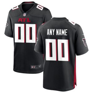 NFL Men's Atlanta Falcons Nike Black Custom Game Jersey