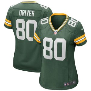 NFL Women's Green Bay Packers Donald Driver Nike Green Game Retired Player Jersey