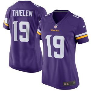 NFL Women's Minnesota Vikings Adam Thielen Nike Purple Game Player Jersey
