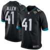 NFL Men's Jacksonville Jaguars Josh Allen Nike Black Game Player Jersey