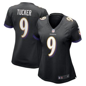 NFL Women's Baltimore Ravens Justin Tucker Nike Black Game Jersey