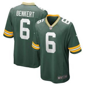 NFL Men's Green Bay Packers Kurt Benkert Nike Green Player Game Jersey