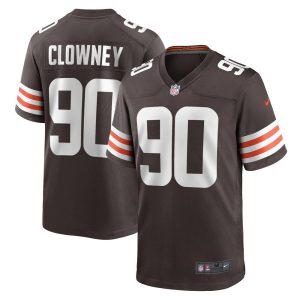 NFL Men's Cleveland Browns Jadeveon Clowney Nike Brown Game Player Jersey
