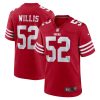 NFL Men's San Francisco 49ers Patrick Willis Nike Scarlet Retired Player Game Jersey