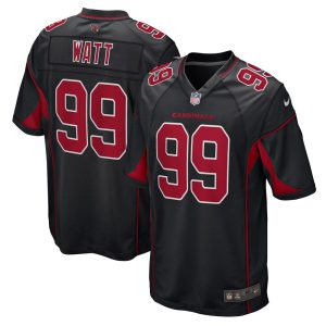 NFL Men's Arizona Cardinals J.J. Watt Nike Black 2nd Alternate Game Jersey