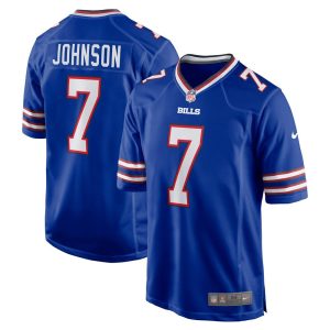 NFL Men's Buffalo Bills Taron Johnson Nike Royal Game Jersey