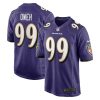 NFL Men's Baltimore Ravens Odafe Oweh Nike Purple Game Jersey