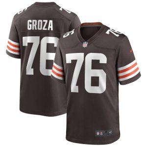 NFL Men's Cleveland Browns Lou Groza Nike Brown Game Retired Player Jersey