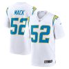 NFL Men's Los Angeles Chargers Khalil Mack Nike White Game Jersey