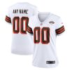 NFL Women's Cleveland Browns Nike White 1946 Collection Alternate Custom Jersey