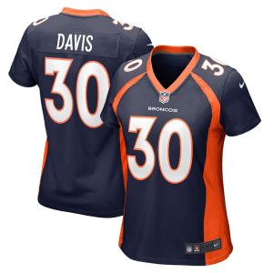 NFL Women's Denver Broncos Terrell Davis Nike Navy Retired Player Jersey