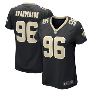 NFL Women's New Orleans Saints Carl Granderson Nike Black Game Jersey