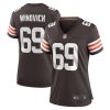 NFL Women's Cleveland Browns Chase Winovich Nike Brown Game Jersey
