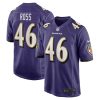 NFL Men's Baltimore Ravens Josh Ross Nike Purple Player Game Jersey