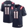NFL Men's New England Patriots Julian Edelman Nike Navy Game Jersey