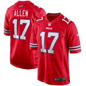 NFL Men's Buffalo Bills Josh Allen Nike Red Alternate Game Player Jersey