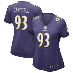 NFL Women's Baltimore Ravens Calais Campbell Nike Purple Game Player Jersey