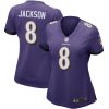 NFL Women's Baltimore Ravens Lamar Jackson Nike Purple Game Player Jersey