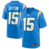 NFL Men's Los Angeles Chargers Jalen Guyton Nike Powder Blue Game Player Jersey