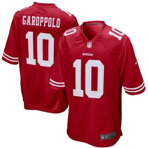 NFL Men's San Francisco 49ers Jimmy Garoppolo Nike Scarlet Game Player Jersey