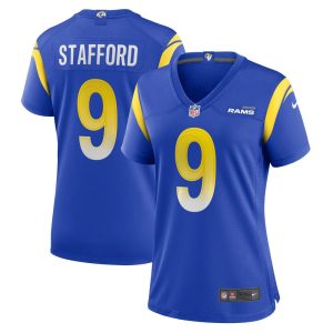 NFL Women's Los Angeles Rams Matthew Stafford Nike Royal Player Game Jersey