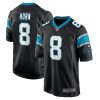 NFL Men's Carolina Panthers Jaycee Horn Nike Black Game Jersey