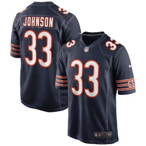 NFL Men's Chicago Bears Jaylon Johnson Nike Navy Game Jersey