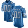 NFL Men's Detroit Lions Nike Blue Custom Game Jersey