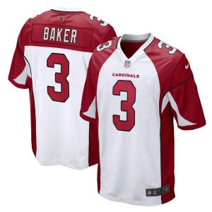 NFL Men's Arizona Cardinals Budda Baker Nike White Game Jersey