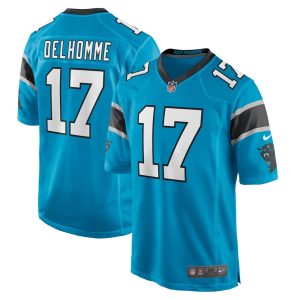 NFL Men's Carolina Panthers Jake Delhomme Nike Blue Retired Player Jersey