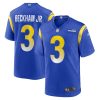NFL Men's Los Angeles Rams Odell Beckham Jr. Nike Royal Game Jersey