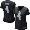 NFL Women's Las Vegas Raiders Derek Carr Nike Black Game Player Jersey
