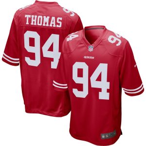 NFL Men's San Francisco 49ers Solomon Thomas Nike Scarlet Player Game Jersey