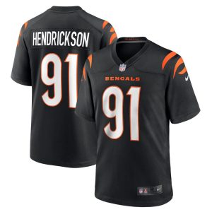 NFL Men's Cincinnati Bengals Trey Hendrickson Nike Black Game Jersey