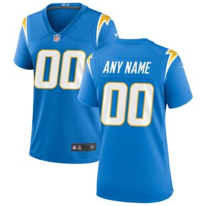 NFL Women's Los Angeles Chargers Nike Powder Blue Custom Game Jersey