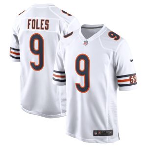 NFL Men's Chicago Bears Nick Foles Nike White Game Jersey