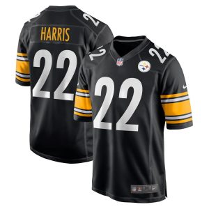 NFL Men's Pittsburgh Steelers Najee Harris Nike Black Game Jersey