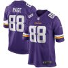 NFL Men's Minnesota Vikings Alan Page Nike Purple Game Retired Player Jersey