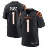 NFL Men's Cincinnati Bengals Ja'Marr Chase Nike Black 2021 NFL Draft First Round Pick No. 5 Game Jersey
