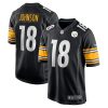 NFL Men's Pittsburgh Steelers Diontae Johnson Nike Black Game Team Jersey
