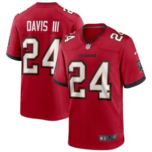 NFL Men's Tampa Bay Buccaneers Carlton Davis III Nike Red Game Player Jersey