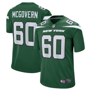 NFL Men's New York Jets Connor McGovern Nike Gotham Green Game Jersey